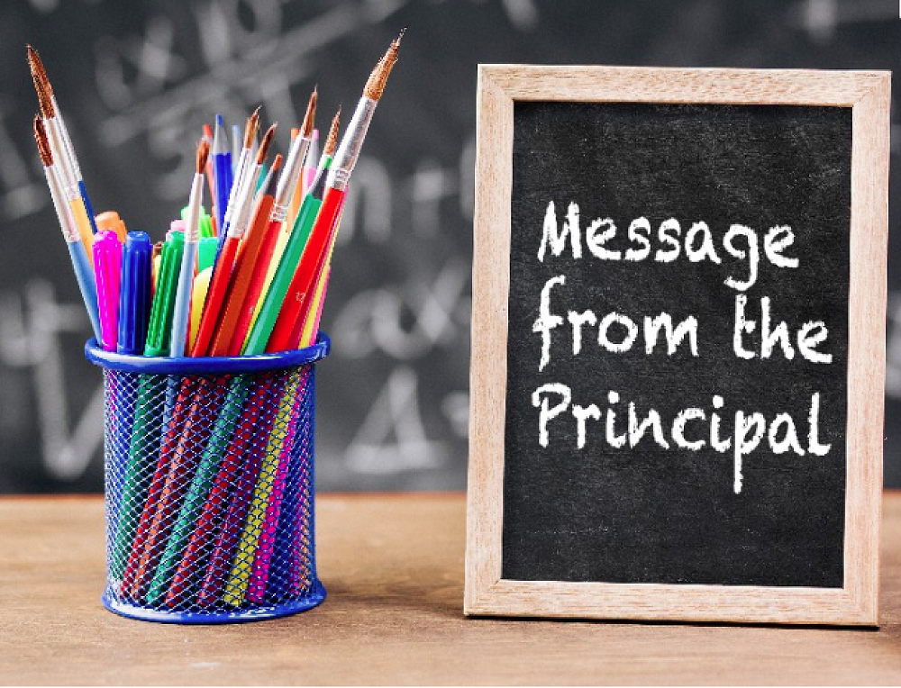 Letter from Ms. Natasha Cox, Principal 
